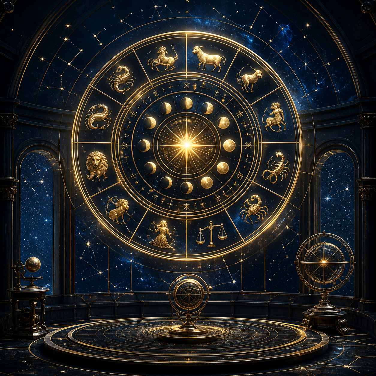 Zodiac wheel